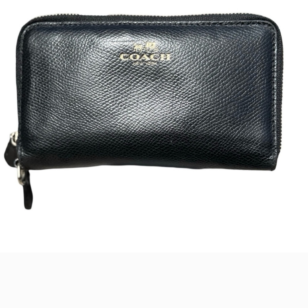 Coach Black Leather Wallet